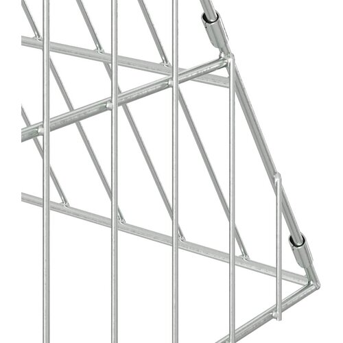  Kavez za piliće Srebrno 650 x 100 x 85 cm Cinkani čelik Slike