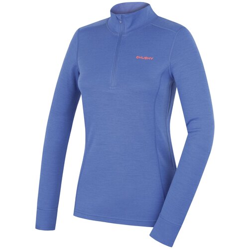 Husky Women&amp;#039;s merino sweatshirt Aron Zip L blue Slike