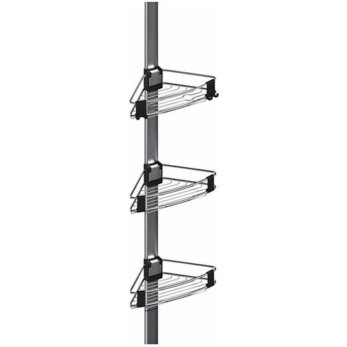 Wenko 25556100-Ugaona polica PURIO 35,5x280 cm srebrna/siva Cene