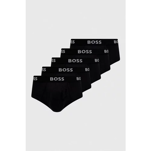 Boss Pamučne slip gaćice 5-pack boja: crna