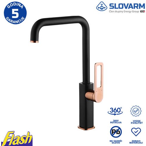 Slovarm Slavina za sudoperu CRNO BRONZANA - Slovarm 480533 Slike