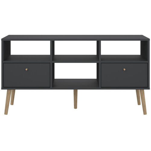 Tvilum Antracitno siva TV komoda 117x61 cm Bodo – Cijene