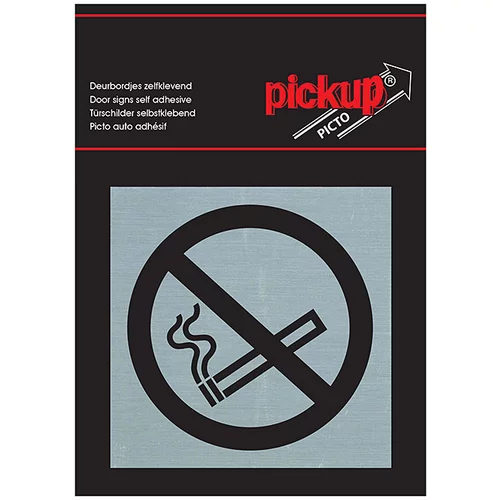 x nalepka pickup (motiv: prepovedano kajenje, 80 80 mm)