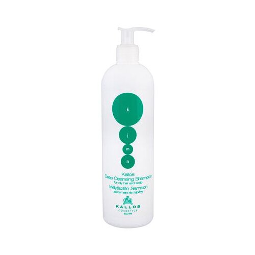 Kallos Cosmetics kjmn deep cleansing foaming face wash &amp;scaron;ampon za masnu kosu i vlasi&amp;scaron;te 500 ml za žene Slike