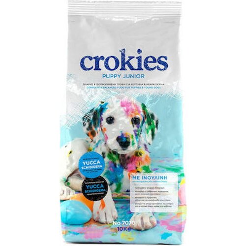 CROKIES hrana za pse 10 kg Puppy Junior Cene