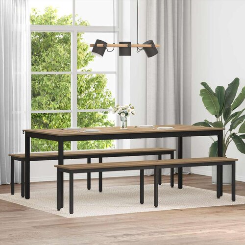  Klupa Umjetnička hrastovina 200 x 35 x 45 cm Konstruirano drvo Cijene