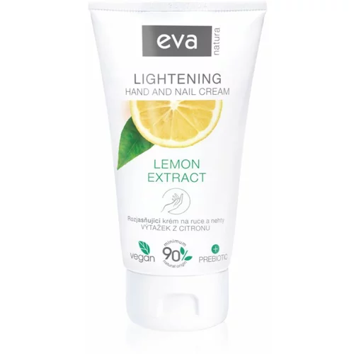 Eva Natura Lemon extract krema za posvetljevanje za roke in nohte 75 ml