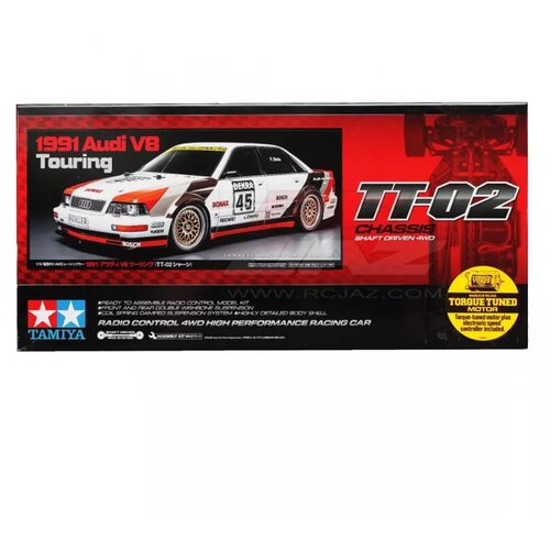 Tamiya rc model kit - 1:10 rc 1991 audi V8 touring quattro 1991 TT-02 Slike