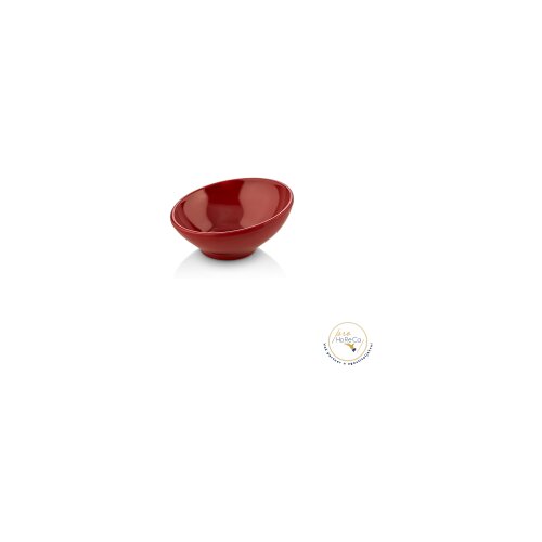  Elliptic posuda za sos /melamin &amp;ndash; crvena boja/ &amp;ndash; 9cm Slike
