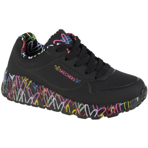 Skechers Patike za devojčice Uno Lite, 314976L-BKMT, Crne Cene