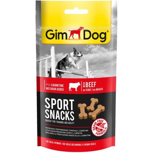 Gimborn GimDog Pribolj&scaron;ek Sport Snacks z govedino 60 g Cene