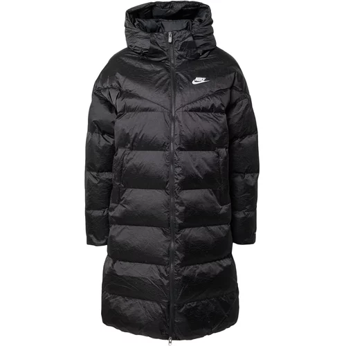 Nike Sportswear Zimska jakna črna / bela