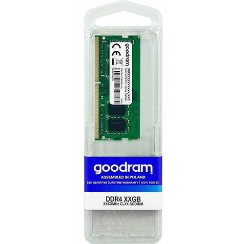 Goodram GR3200S464L22S /8G memory module 8 GB 1 x 8 GB DDR4 3200 MHz Cijene