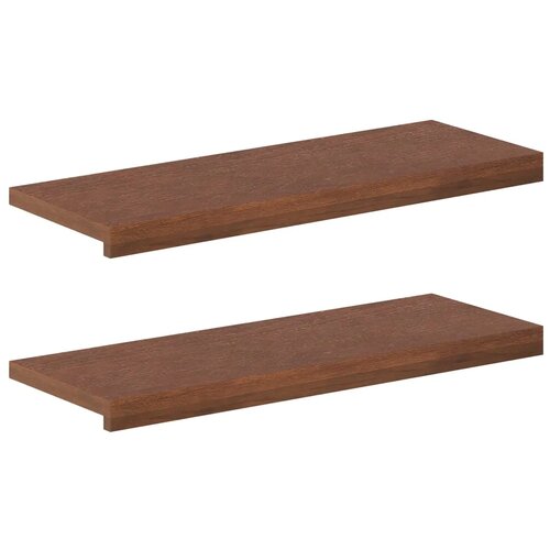  Stepenica 2 kom. 70 x 25 x 2 cm Tamno smeđa - Tamno smeđa 70 x 25 x 2 cm 2 Cijene