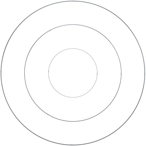  Vrtna saksija Antracit 120 x 120 x 20 cm Čelična vrata - Čelik/ antracit &amp;Oslash; 120 cm Slike