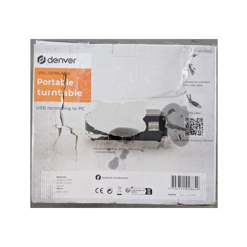 Denver VPL-120 Gramofon Crni OUTLET Cene