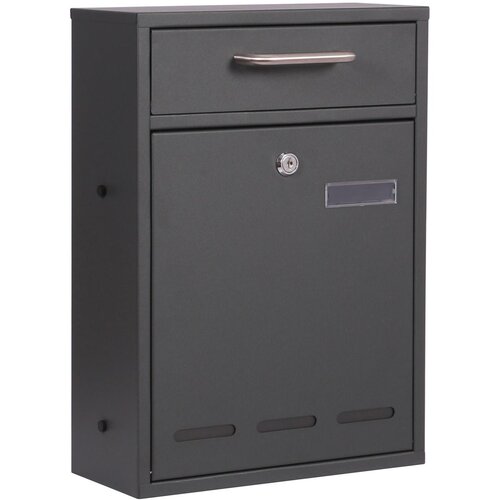  Poštanski sandučić antracit s otvorima za gledanje V53 Cene