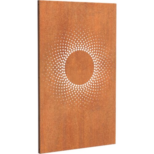 ADEZZ Panel za zasebnost "Sonce" - jeklo Corten - 1 kos Cene
