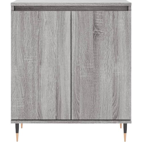  Komoda sivog hrasta sonome 60x35x70 cm od konstruiranog drva Slike