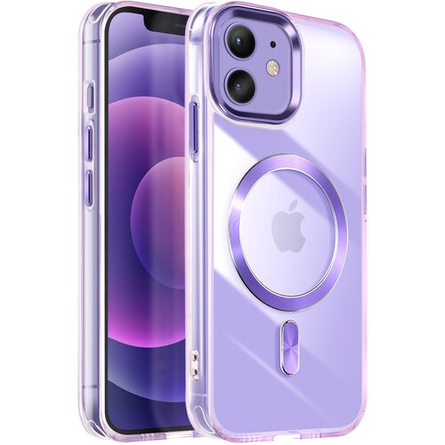 AVIZAR ohi&scaron;je magsafe za iphone 12 pro in 12 dos cristal color, vijolična, (5000016806) Cene