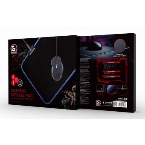 Gembird Gaming Pad MP-GAMELED-M podloga za miša Cene