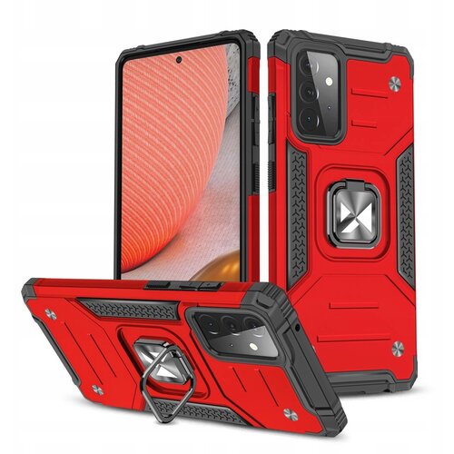 Wozinsky PANCERNE ETUI CASE Z UCHWYTEM DO SAMSUNG GALAXY A72 CZERWONE, (21974408) Cene