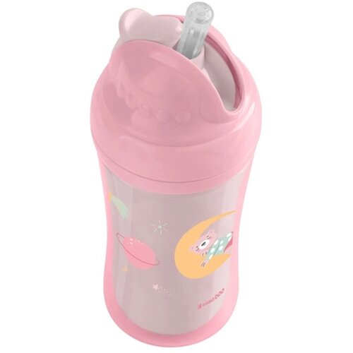 &amp;Scaron;olja sa slamkom Moony Me 220ml Pink KKB31079 Slike