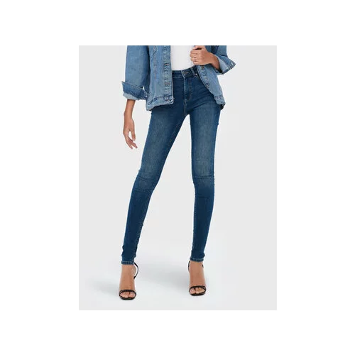 Only Jeans hlače Blush 15260848 Modra Skinny Fit