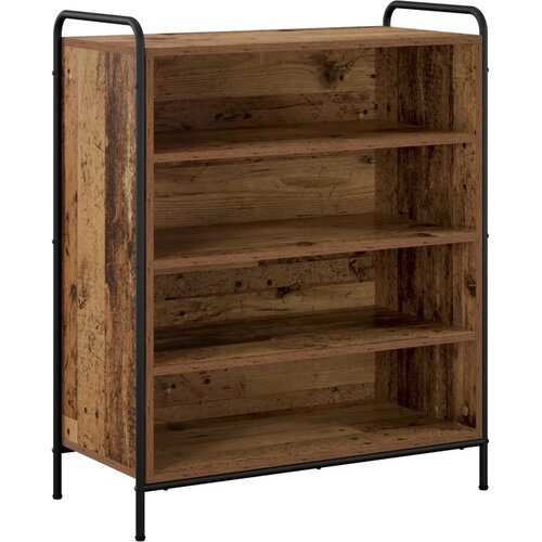  Ormar za cipele 76 x 36 5 x 93 cm Konstruirano drvo Staro drvo - Staro drvo 76 x 36 5 x 93 cm 4 police bez vrata Slike