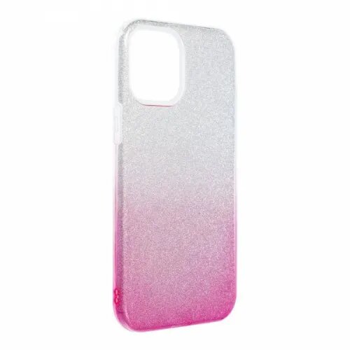 Onasi Silikonski ovitek z ble&amp;scaron;čicami Bling 2v1 za Samsung Galaxy A23 - srebrno roza Slike