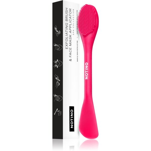 Notino Spa Collection Exfoliating brush & Face mask applicator četkica za piling i aplikator maske za lice Pink Cijene