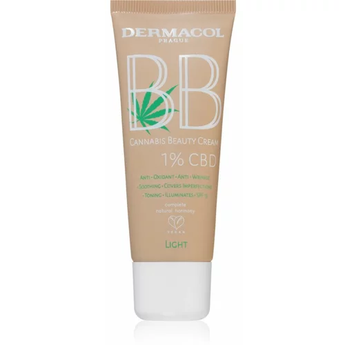 Dermacol Cannabis Beauty Cream BB krema s CBD-jem odtenek no.1 Light 30 ml