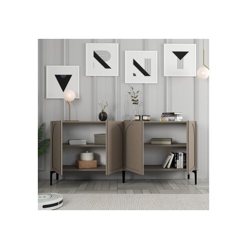 Hanah home komoda lyon 79 atlas black Cene