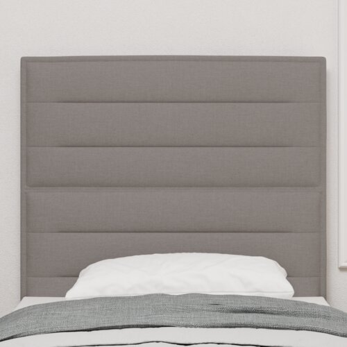  LED Uzglavlje Linije Dizajn Taupe 90 cm Tkanina Slike