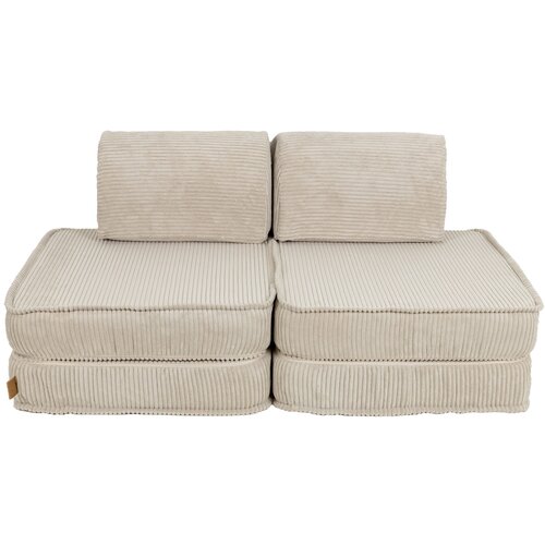 MeowBaby pocket sofa basic, 120x25x60cm, aesthetic, ecru, (21510704) Cene