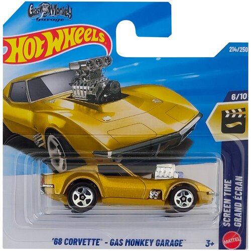 Mattel Hot Wheels: '68 Corvette - Gas Monkey Garage avto 1/64 - Cene
