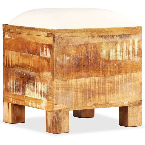 vidaXL Klop s prostorom za shranjevanje trden predelan les 40x40x45 cm Cene