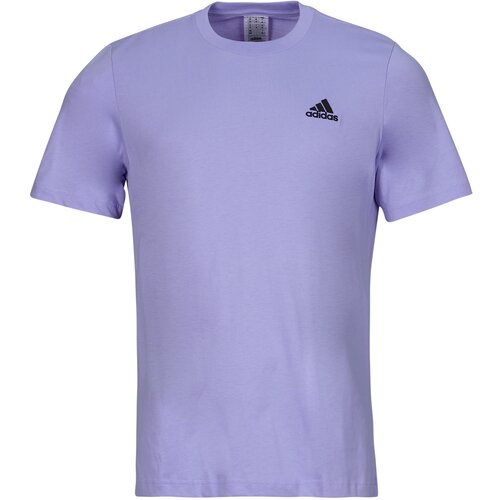 Adidas Essentials Single Jersey Embroidered Small Logo T-Shirt Ljubičasta Cene