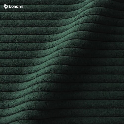 Bonami Selection Temno zelena raztegljiva/s prostorom za shranjevanje sedežna garnitura iz rebrastega žameta 218 cm Tori &amp;ndash; Slike
