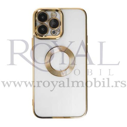  futrola circle metalik za iphone 14 pro (6.1) zlatna Slike