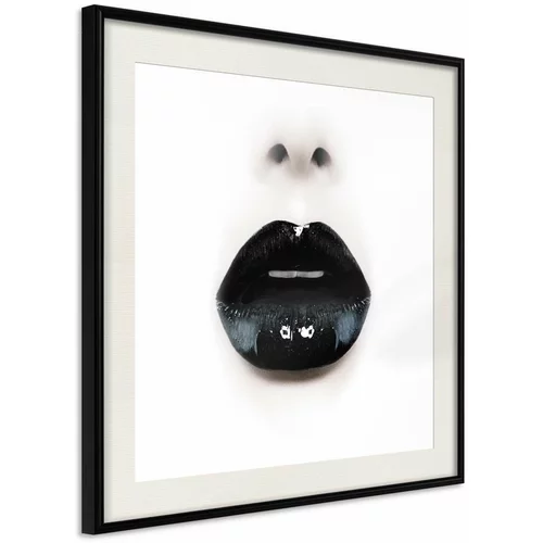  Poster - Black Lipstick (Square) 30x30