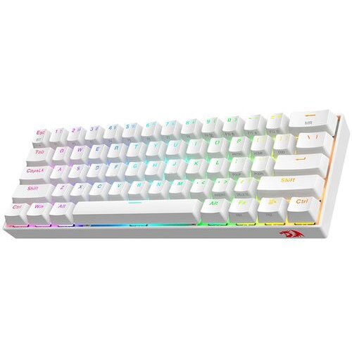 Redragon KEYBOARD - DRACONIC K530RGB PRO BT/WIRED MECHANICAL WHITE RED SWITCH Slike