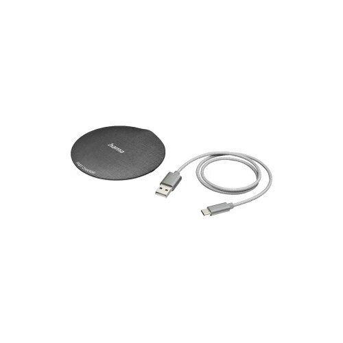Hama indukcijski punjač 2000 mA QI-FC10 Metal 00201680 Izlazi standard indukcijskog punjenja crna Cijene