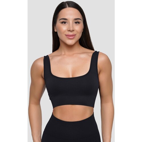 GymBeam Lift Seamless Sports Bra Black Slike