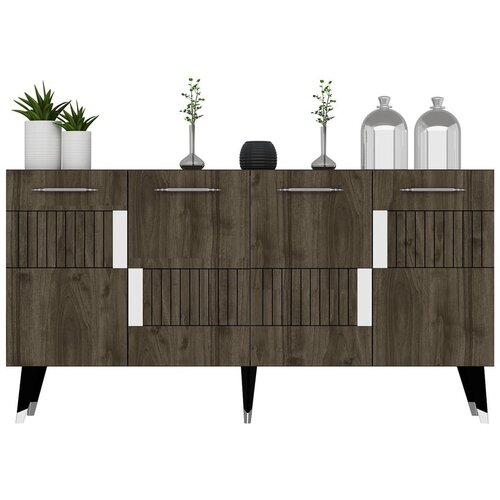 Woody Fashion Moda - Walnut, Silver WalnutSilver Console Cene