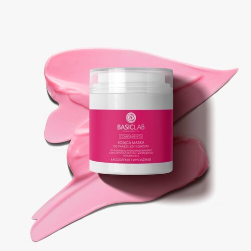 BasicLab Dermocosmetics Complementis pomirjajoča maska za pordelo in razdraženo kožo 50 ml Slike