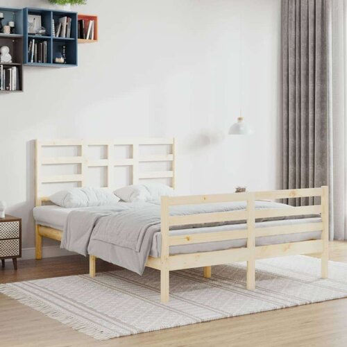  Za krevet od masivnog drva 140 x 200 cm Slike