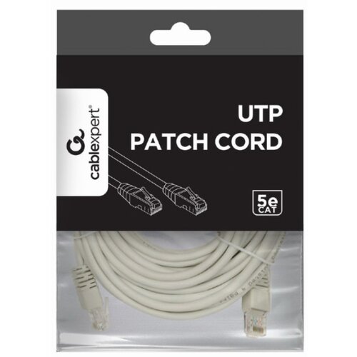 Gembird PP12-10M Mrezni kabl CAT5e UTP Patch cord 10m grey Slike