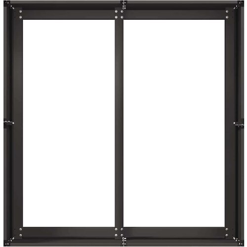 VidaXL Sadilica crna 80x80x40 cm od hladno valjanog čelika Slike
