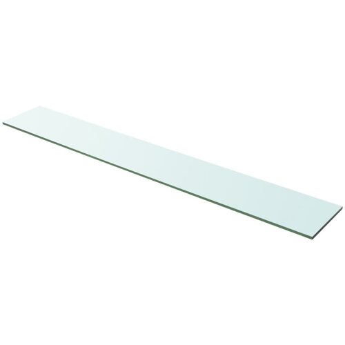 VidaXL Polica Prosojno Steklo 100x15 cm Slike